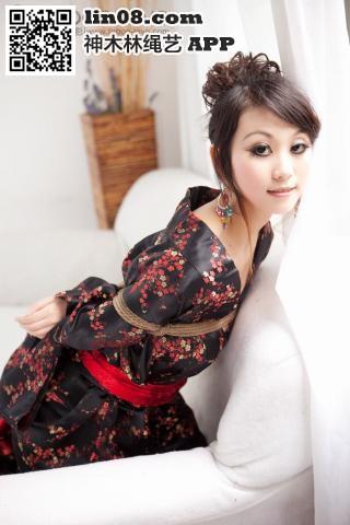 宾馆的情趣游戏,和服捆绑 [日式反绑,民族（和服）,Mika,肉丝]