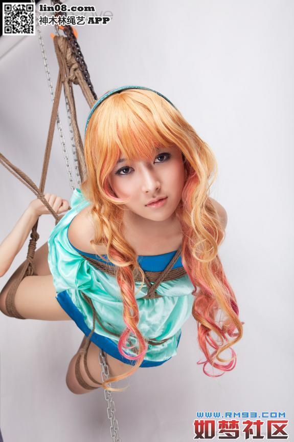 禁忌摄影Shirly的cosplay [日式反绑,龟甲缚,吊缚,COSPLAY,日本美女]