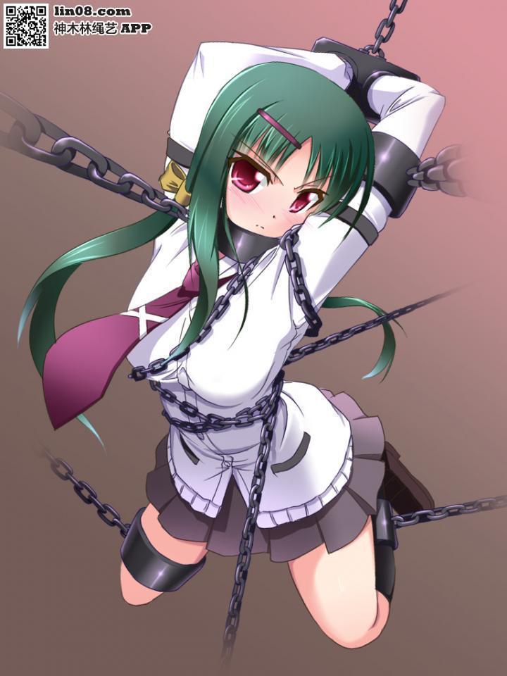  [Suspension ,Handcuff,Japanese Anime,Anklet,Front hands hang,Chained up]