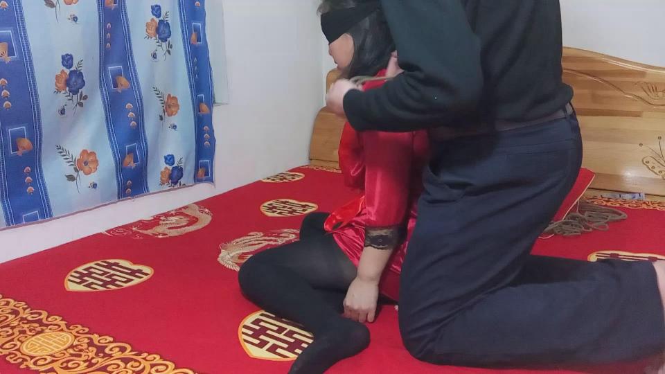 Eve of wedding day Vol.1 His bride love play bondage game, she begging her groom for tie her up on eve of wedding day