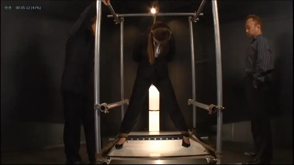 搜查官绪方 日本搜查官系列<br>美女搜查官被俘虏<br>恶人给她注射了迷药<br>然后把她绑在了铁质架子上<br>她只能忍耐欲火和对方的调戏