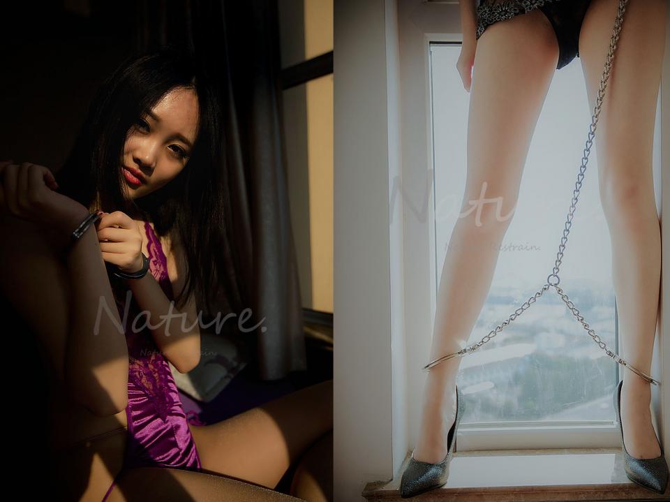 nature art 链缚美娇娘 内容见截图。大致是少妇镣铐束缚，各种秀丝袜、裸足、美腿，期间还自戴乳夹。诱惑地鼻血一地。<br>文件解压缩密码：sml123，下载后解压缩即可。
