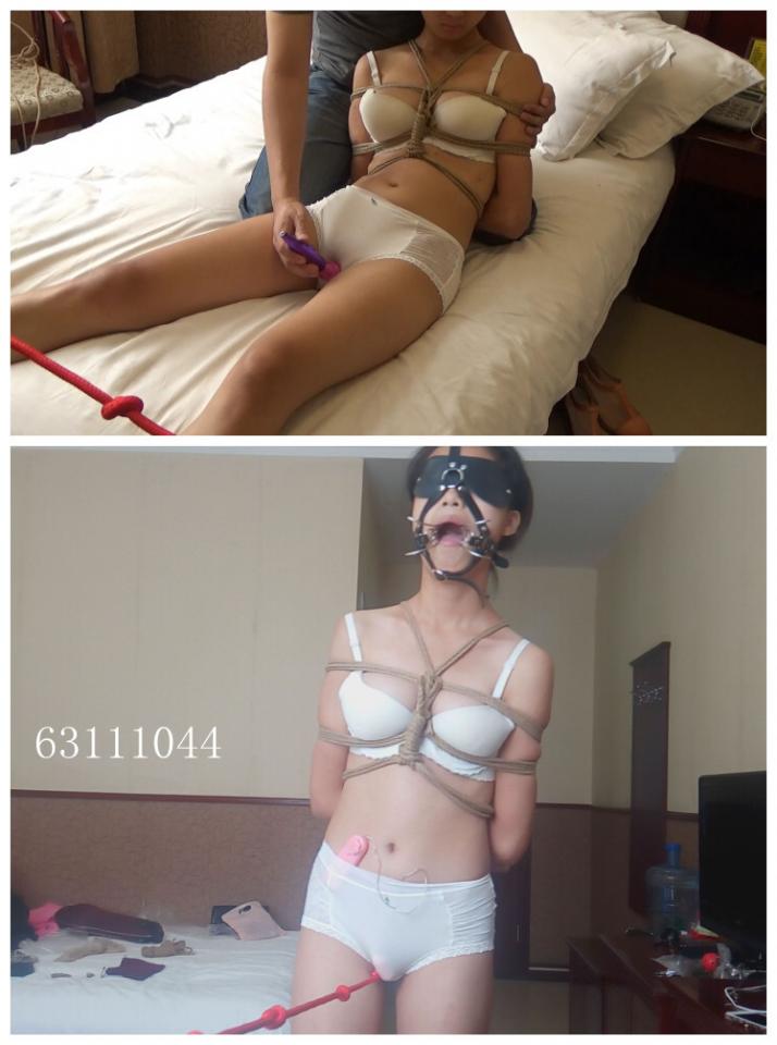 小M 纯白内衣捆绑震动 高根 马甲口塞 蛋蛋刺激走绳训练 随心原创 小M 纯白色内衣日式捆绑 震棒调教 超高跟鞋 蝴蝶口塞堵嘴 脚镣 鞭打 蛋蛋 刺激走绳训练