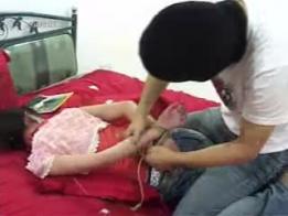 Chinese college girl bound game  