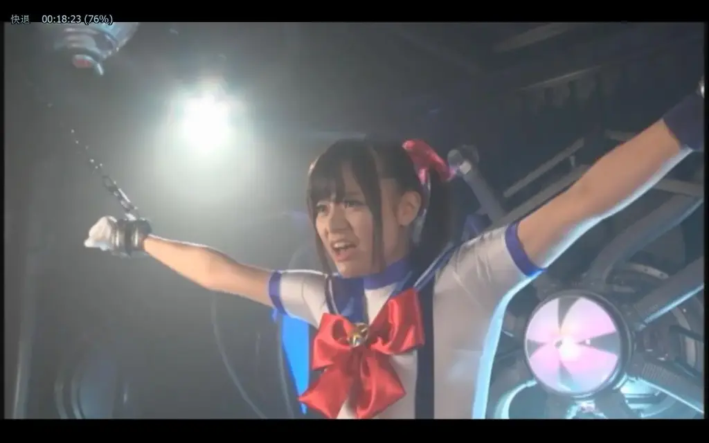 JK捜査官ブルセラストライカー 识别码:	GTRL-22<br>导演:	坂田徹  <br>制作商:	GIGA  <br>发行商:	GIGA  <br>变身女战士被魔物以女同学做人质抓住，四肢被铁铐锁链禁锢，魔物对她进行电击等虐待，耗尽了她的能量