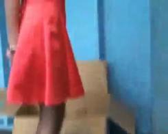 Try out the new elbow cuff Featuring: metal bondage, classic damsel, high heels, stocking, outside, and foot fetish<br><br>Warning: The resolution for this video is unpleasantly low due to the converter issue.