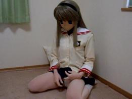 kigurumi自慰（智代） kigueumi自慰，人物是CLANND的人气女主智代，过了快十年了，这部动画的印象依旧好深啊。