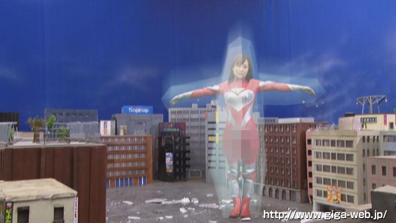 巨大女神グランレディ 作品番号：GVRD-18<br>定価10800円<br>ダウンロード3240円/3240PT<br>原购买链接： http://www.giga-web.jp/product/index.php?product_id=4588<br>巨大化女超人被拘束，固定四肢动弹不得被玩弄调教！～最后被绑在十字架空间里羞辱
