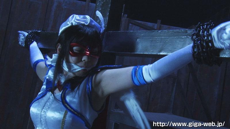ヒロインイメージファクトリー39　魔法美少女戦士フォンテーヌ 作品番号：GIMG-39<br>定価3240円<br>ダウンロード2160円/2160PT<br>原购买地址： http://www.giga-web.jp/product/index.php?product_id=5068<br>埋入拘束三角木马刑拘SM调教魔法美少女战士～！口塞口水诱惑！～斩首