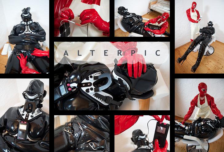Her 1st Electro Her 1st Electro<br>链接：http://www.alterpic.com/UPDATES/2014-JanMar.html<br>胶衣拘束衣玩弄固定全身！～脖套围紧固定呼吸抑制～！美女打开按摩棒 电击开关双重拷问～！被囚禁的美女只能无助痛苦的汪汪汪乱叫～！