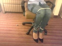 Legs tied up tied up beautiful lady