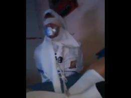 Highschool blindfolded and gagged A high school girl tied blindfolded and gagged after school