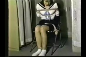 白袜美女捆绑堵嘴 白袜美女被捆绑