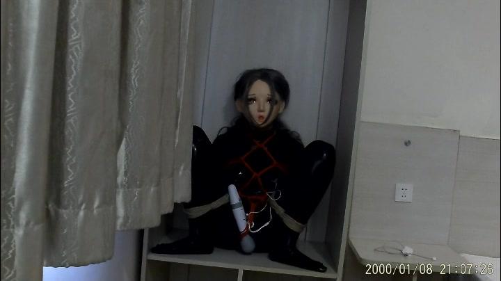 [lanaya] Doll Part 2 ©lanaya<br><br>Summary;<br><br>This time my doll will be attempting to be tied up, and stuffed into the closet to experience the harsh bondage positions.<br><br>The vibrator on the crotch will make her much more harder to find a way escape this closet. She was struggling so hard, but she has no chance to use her hands to untie those ropes on body...<br><br>Featuring: latex, kigurumi, stocking, foot fetish, breast bondage, frogtie, and vibrator