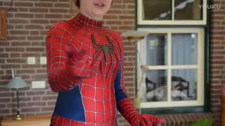 Spider-Girls! - 2 Kids (13 & 11) dress up in movie quality Spider-Man suit_高清 蜘蛛侠