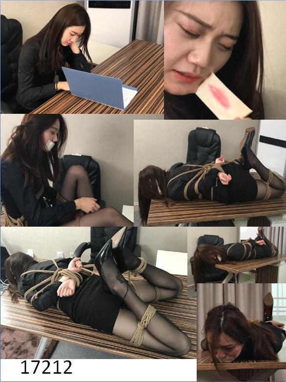 Bound in Office ©BSD<br><br>Summary:<br><br>Boss was monitoring her secretary for a long time now. Because he always found his office messy after long gone from the company. The only one who has the office's key is his secretary. He set up a camera to record the footage so that he can know that is not some paranormal activities that he needs some priests to deal with.<br><br>Not surprisingly, the mess is produced by his secretary, and he found that his secretary always looking for something in his office. And the boss decided to punish his secretary for the integrity...