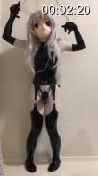 two kigurumi masturbating with vibrator 简短的kigurumi小视频