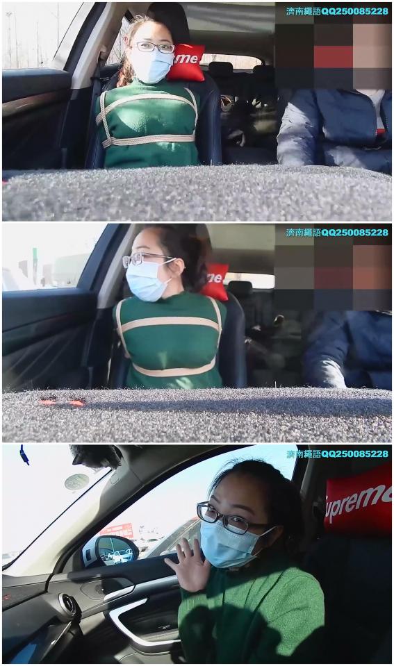 [Peninsula Studio] Ms. Qing Bound Outdoor Pt. 4 --- Probably A Great Idea To Switch The Seat? ©Peninsula Studio<br><br>Summary:<br><br>Ms. Qing is having a great time filming previous few videos outdoor, we decided to stop walking around since we are very tired after a long day of editing and working on the other things. So I tied her up and put her at the co-driver seat, and driving around with her there in the city. Maybe someone else spotted us, but we are pretty sure that we did not catch any troubles with that, at least it is not violating the traffic law in any way.
