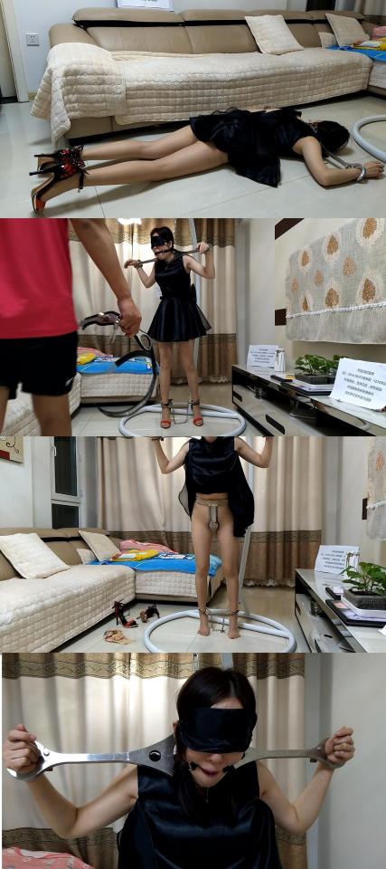 【旋律受虐记9】圈养富家女（上）晚礼服、蝴蝶高跟鞋、肉丝、强制穿贞操带全过程（后期无内） 故事是男人回家的时候见到一富家女在楼梯间喝高了，顺手直接把富家女抱回家，戴上一字枷、脚铐，然后把她吊起来。给她穿上贞、操、带。。。。。穿完后。。用剪子把内裤剪断后。。。扒下<br>上集只是个引子，主要展示穿贞操带过程。<br><br>另有原味丝袜出售，产量不高，预购从速哈~~<br><br>诚招哈市绳模，咨询、定拍QQ：3516138223 （只接受健康定拍）<br>注意：百度盘为了防止被和谐所以压缩成RAR的。观众请下载后解压。<br>本人更多精彩视频地址：https://www.smlin8.com/video_list.php?uid=900521