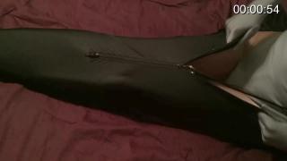 论如何自缚 睡袋缚 made by Bondage Webbing<br>紧身衣美女自缚教学