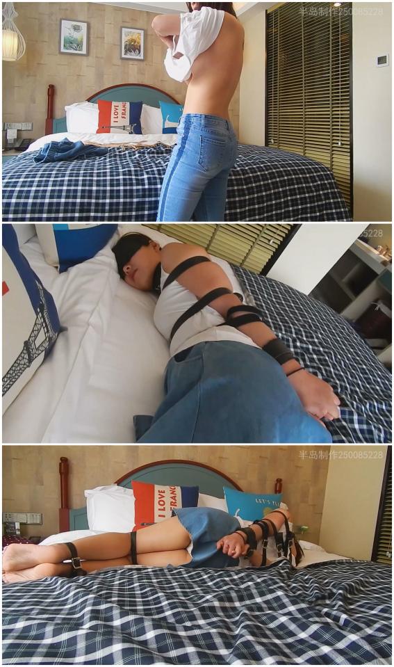 【半岛束艺台】YT006 小林忆莲~吊带真空上阵+皮带束缚(唉，又loudian了，说了多少次了就是不听) 从家里偷了一件媳妇的吊带，让林忆莲同学真空穿上。果然很凸点，据她自己说是遗传，他们家都那样，不过我说妹子，就算对自己的胸再自信，也不能总是不顾及镜头的存在啊，都好几次了，您老人家换衣服的时候能事先通报一声吗？你不知道社会主义国家不允许loudian吗？这次视频拍的不好，可能是累了，找了一坨皮带草草扎紧了事，我都不好意思拿出来卖了，就收5块烧饼钱吧。<br>【时  长】27分<br>【大  小】888M<br>【分辨率】1920×1080<br>【制  作】【半岛束艺台】QQ2245148409【半岛束艺台】绳艺原创工作室(小作坊)，全宇宙范围诚邀绳模(烟台、威海、济南、青岛等高铁直达城市优先)，不做精品只做生活，用镜头记录最真实的绳艺，纯净捆绑，健康游戏！为每一个热爱捆绑的朋友展示最纯粹的绳艺，为每一个客户用心打造属于您的专属作品。应聘、约拍、定拍、购买原始资源请垂询QQ250085228，业务洽谈秒回，闲聊看心情，色情勿扰。【半岛束艺台】作品除了定拍，永远不会有剧情（因为没演技），我们永远只记录绳艺游戏的真实过程，每一句对话、每一个动作、每一个事件都不会事先准备，带你远离虚幻，回归现实。