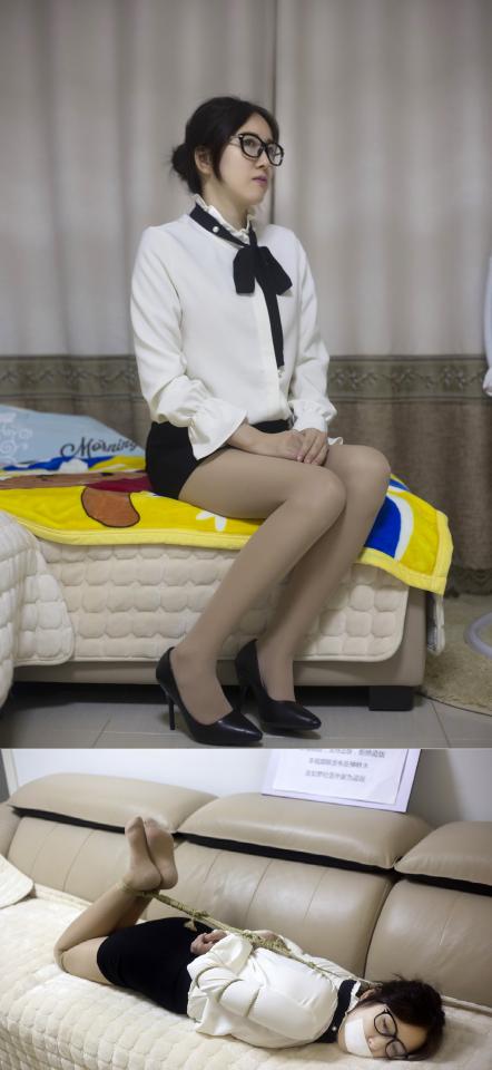 【旋律受虐记14】惩罚女秘书（秘书装，超骚气肉色丝袜，五花、驷马、桃缚、电动工具直通巅峰） 旋律上班时间偷偷地在看一些捆绑的图片，结果老板突然出现在身后，面对失业的威胁，旋律只能向老板低头。<br>老板把旋律五花大绑捆好，又把双腿捆在一起任由旋律挣扎，过一会又把旋律捆成了四马。<br>最后把旋律捆成桃缚后塞入[不可描述]。在一顿[不可描述]的刺激下。。。旋律终于顶不住。。。了。。。<br><br>另有原味丝袜出售，产量不高，预购从速哈~~<br><br><br>诚招哈市绳模，咨询、定拍QQ：3516138223 （只接受健康定拍，不约拍！）<br>注意：百度盘为了防止被和谐所以压缩成RAR的。观众请下载后解压。<br>本人更多精彩视频地址：https://www.smlin8.com/video_list.php?uid=900521