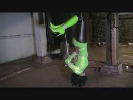HL110112nyx_crimefighternoescape 女英雄逃跑无果被抓了回来极限倒吊