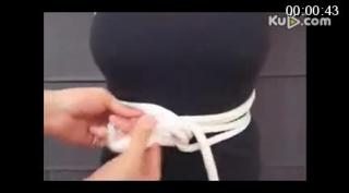 美女演示捆绑甲胄缚 高清 甲胃缚