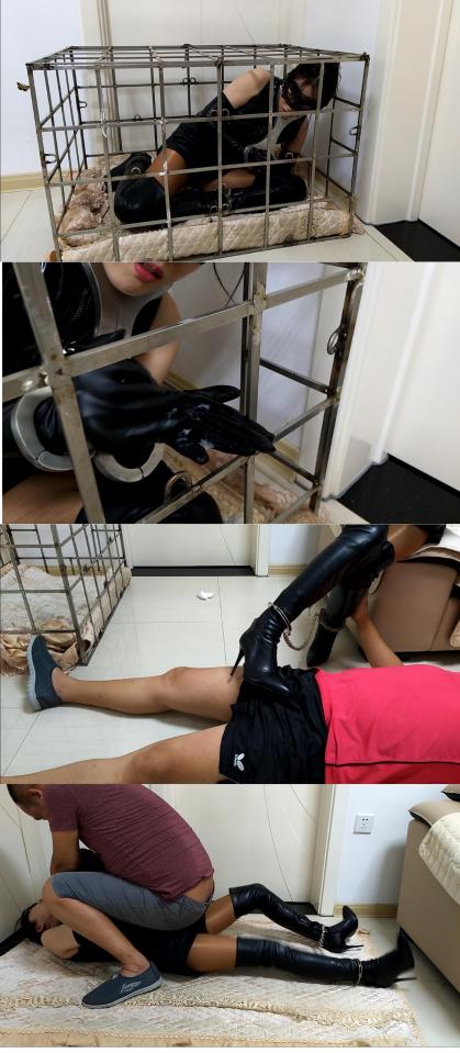 暗夜游侠下（长手套人字枷打飞机、长靴脚铐抚摸丁丁、掐脖杀、美腿挣扎等）这次终于有对白啦  