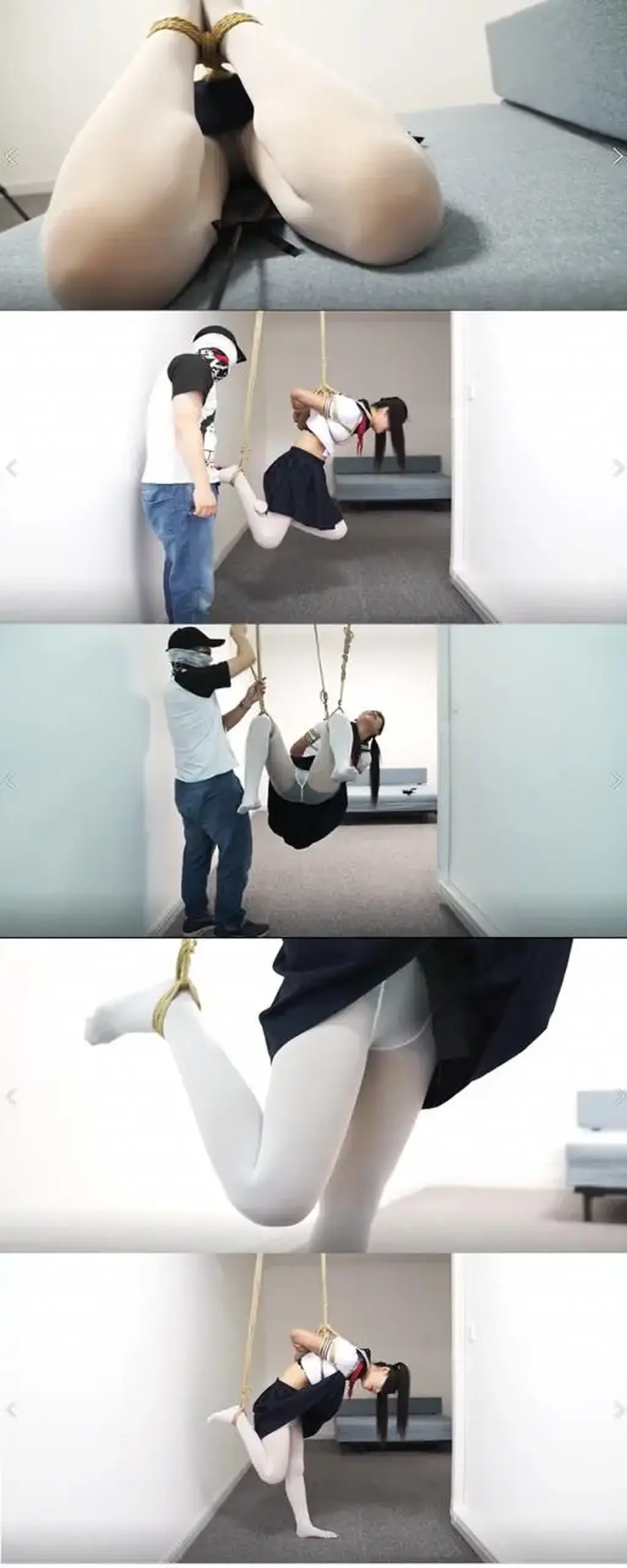 [Toroto Studio] First Impression of Bondage ©Toroto Studio<br><br>Summary:<br><br>This is model's first time being tied up, but I did not go easy on them. The girl's flexibility is great, and her beauty should be remembered with a video clip. I would say the white stockings are really suitable for her, and she seems to be really enjoying the time, just like we enjoyed filming with her. Thank you for your support.