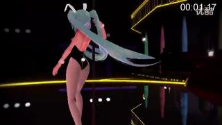 小白兔初音钢管舞_高清 小白兔初音钢管舞