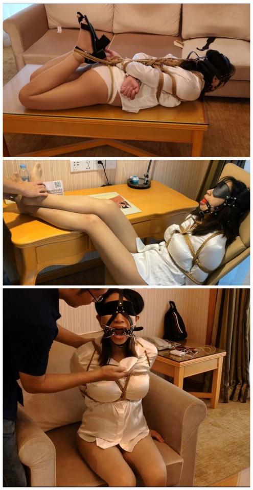 [Willing Studio] Chenxin Bound, Tickled, and Spanked in White Shirt ©Willing Studio<br><br>Summary:<br><br>Ms. Chen is a MILF that we invited to our studio for responding the request from our fans to publish a MILF video, and we have hogtied her on the living room's table of the hotel that we recorded in. After that, we gagged her and blindfolded her with ball gag and silk to isolate her feeling, then we started to tickle her and spank her. Although this is her first attempt of something like this, she seems to be enjoying it a lot, and we are looking forward to collaborating with her once more in the future!