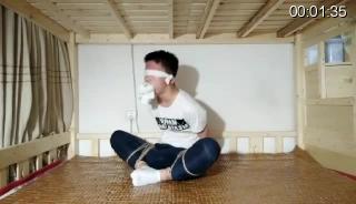 White Socks Male Bound and Gagged 