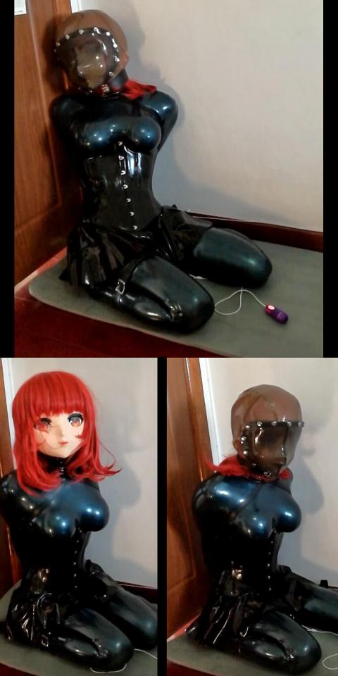 BG:kigurumi神奇的乳胶玩偶 我有一个神奇的妹妹，经常会给我一些神秘的礼物，这次的东东与众不同，非常诡异。是一幅铅笔画，具体来说画的是乳胶bg<br>据说是她的得意之作，画的内容还会变换。更奇特的是画里的内容貌似也会出现在我的身上。可怕的是这并不是完全品。<br>虽然妹妹警告过不要穿着胶衣看，但我还是作死了。。。。