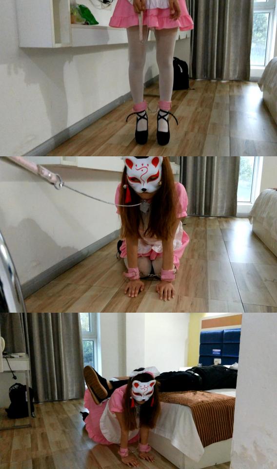 [Aww Meow] Distress In Home Pt. 3 ©Aww Meow<br><br>Summary:<br><br>Our cute model wanted a revenge to our assistant, but she failed. So as she promised before betting she will win this time, she has to accept one of our requests, that is being tied up, and be our maiden for one day. Her feet were also cuffed just restrain her movement further, after that, she was asked to wear the collar, so that we can take her to somewhere else to enjoy the great day.<br>