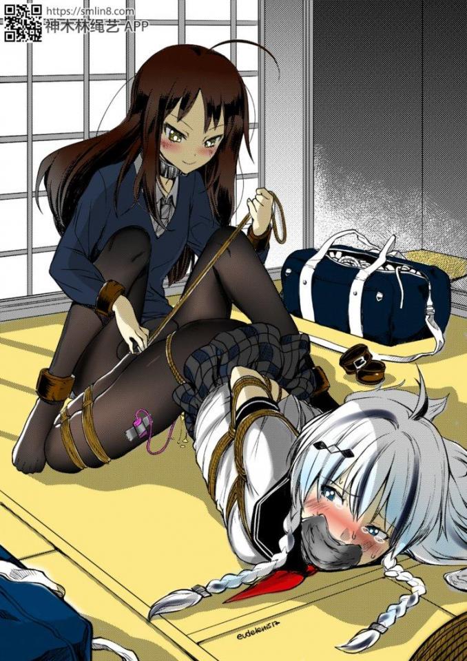  [Boxtie,Pantyhose,Maid,Hogtie (Lying on stomach),Japanese Female,Japanese Anime,Pocket Vibrator,Lesbian,Feet fetish]