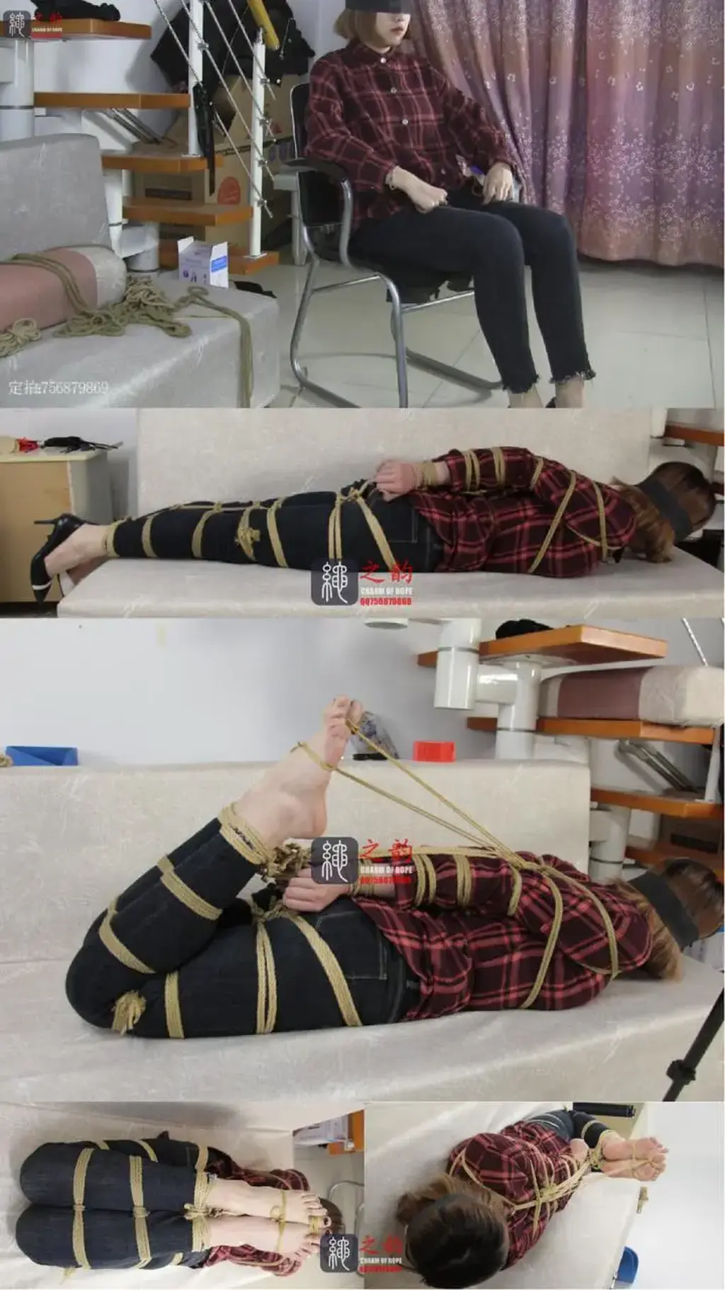 [Bondage Elegance] New Model Ms. Jing's Tryout ©Bondage Elegance<br><br>Summary:<br><br>For celebrating the newcomer to join our studio, we have prepared a test for her to see if she is qualified to be one of our models that is up to some planned challenges in the future. We did not go easy on her, and her performance is just what we expected from. Although she is still a newbie in terms of bondage, she is qualified to be one of our core models to be restraint for another video...<br>