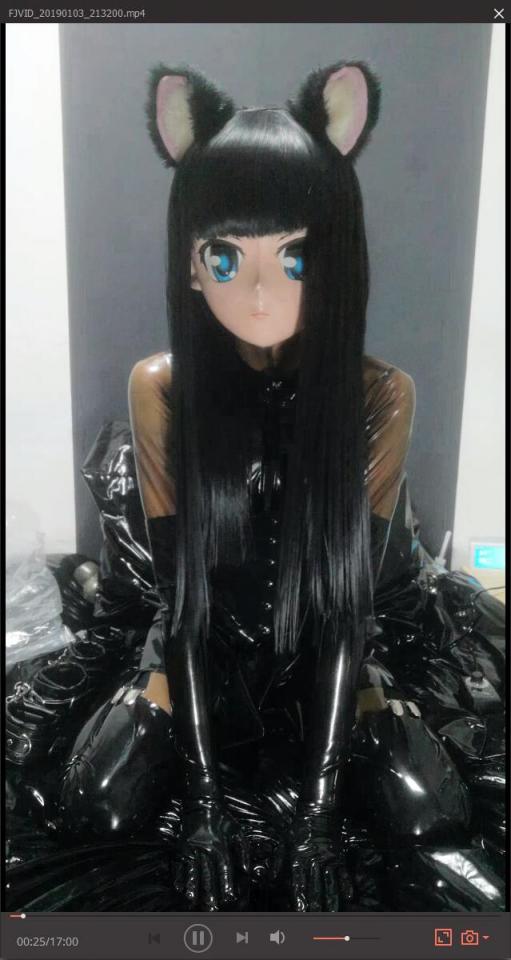 kigurumi 半透胶+世界最强跳蛋+炮机+play 上  