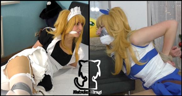 Lucys Christmas Nightmare Original English: <br>Damsel in Distress: Lucy<br><br>The models are over 21. Dont post or upload our video some where else or we´ll go for legal consequences!<br><br>Its Christmas morning and Lucy prepared herself to get some nice Presents! After getting into her Livingroom with all her Presents ready to be openend she didnt noticed the intruder who was sneaking up from behind to put her to sleep... When she awakes she didnt know what happened but she ended tied and gagged... Or is this just a wired dream???<br><br>Video includes: A lot of Pantys, on screen tieing, on screen gagging, pantyshots, rope bound, tape bound, maid dress, pantys visible, lucy dress, tapegag, over the mouth gag, cleavegag, stockings, socked feet, boots, chloroform, less story but even more struggling and moaning, garterbelt, opera gloves, did i mentioned Pantys?<br><br>Video Length: 20:32 Minutes<br><br>Chinese:<br>陷入困境的少女：露西<br><br>这些模型已超过21个。不要在其他地方发布或上传我们的视频，否则我们将会产生法律后果！<br><br>圣诞节的早晨，露西准备好了一些漂亮的礼物！ 在她的所有礼物准备好开始进入她的客厅后，她没有注意到从后面偷偷让她入睡的入侵者......当她醒来时她不知道发生了什么但她结束了捆绑和堵塞...或者 这只是一个有线的梦想???<br><br>视频包括：很多Pantys，屏幕上的连线，屏幕上的作呕，连裤袜，绑绳，绑带，女仆装，可见的内裤，露西连衣裙，带子，嘴巴堵嘴，劈开，长筒袜，袜子，靴子，氯仿 ，更少的故事，但更挣扎和呻吟，吊袜带，歌剧手套，我提到过Pantys？<br><br>视频时长：20分32秒