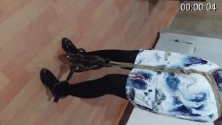 [Flying Studio] Trying Out The Heavy Cuff ©Flying Studio<br><br>Summary:<br><br>One of our fans decided to try some heavy cuff bondage...