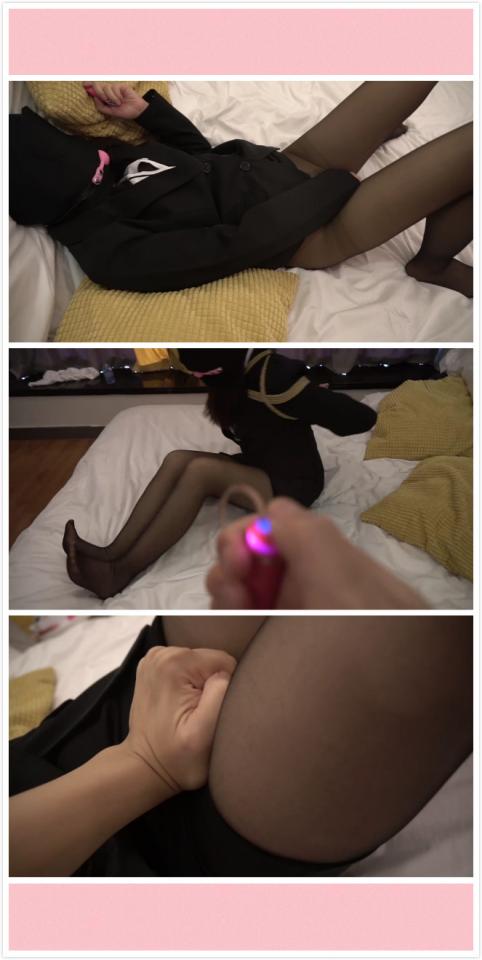 office girl uniform, black dress and pantyhose, ball gag, black mask, orgasm  featuring: office girl uniform, black dress and pantyhose, ball gag, black mask, orgasm 