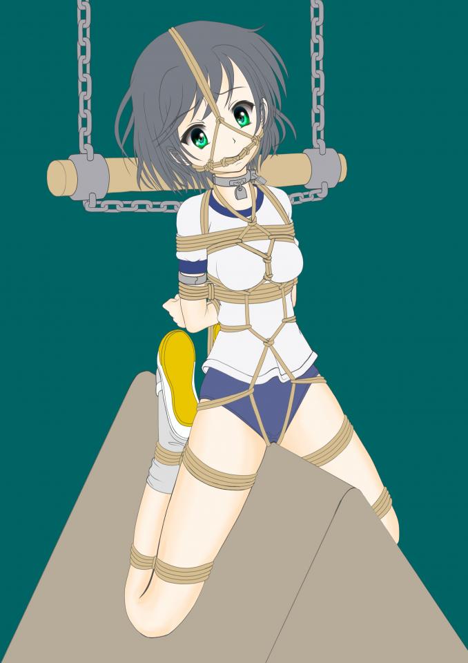 P站动画 画师 ： 推力のずる（5） [Sailor suit,Japanese sports suit,Tortoise shell tie,Gag,Japanese Anime,Wooden Horse]