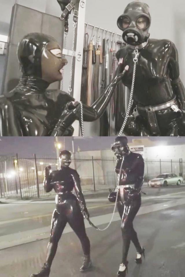 Out for a Walk With Nenetl Avril<br><br>Catsuits by FantasticRubber | Hood by Latex Nemesis | Mitts by StudioGum<br><br><span style='color:#b0b0b0;'>[隐藏文字，购买后可见]</span>