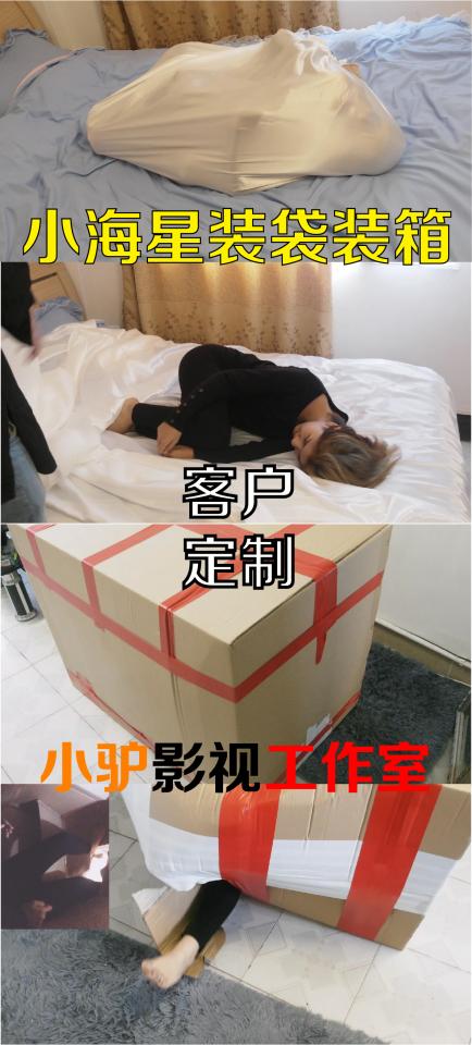 【小驴客户定制】小海星装袋装箱挣扎，后面的装箱还有箱内视角哟【百度云可下载4.5G版本】 【喜欢的话不妨点击关注按钮，第一时间接收小驴工作室的更新信息以及优惠信息】<br>本片由客户深度定制，视频中的创意不代表工作室创意，均为客户喜好。由于限制上传3G，所以在线上传的版本是压缩版本，想看高清画质的可下载百度网盘的。