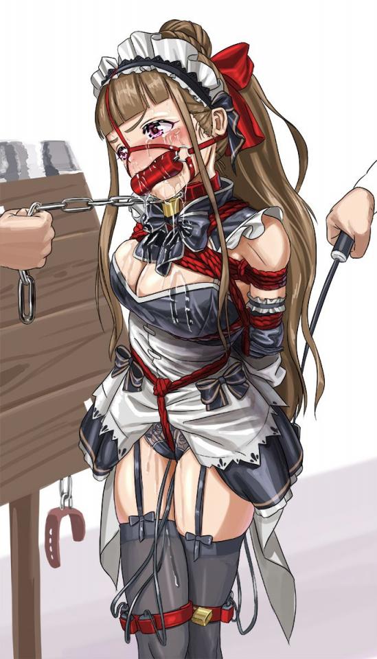 P站画师：伊藤達哉 画作（11） [日式反绑,丝袜,职业（女仆）,堵嘴,胸缚,日本动漫,狗链/项圈,股绳,跳蛋,打屁股,失禁]