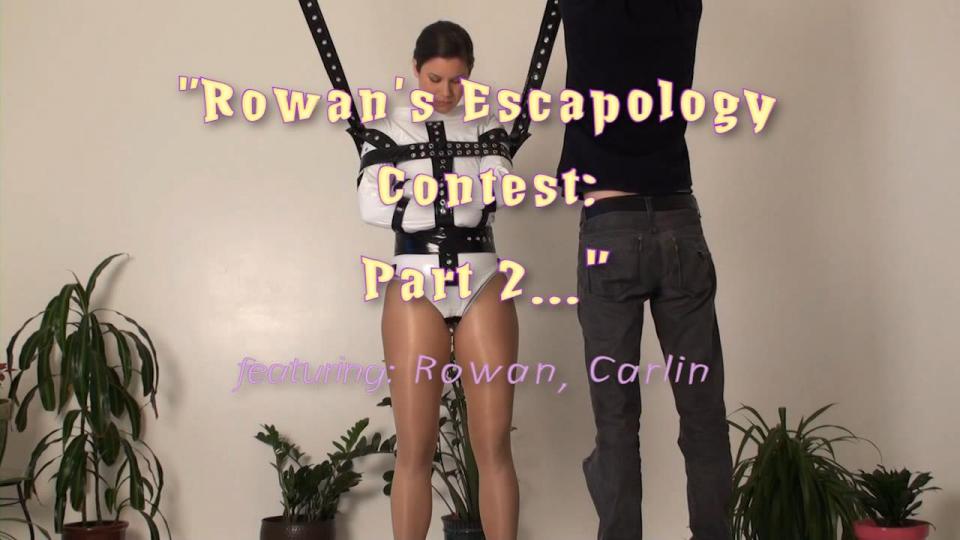 Rowan Escapology Test 逃脱实验。嗯，我们会看到......她是一个难以束缚的对象......<br>Straps, anyone? No? Ehhhh we'll see... She's a tough cookie...<br><span style='color:#b0b0b0;'>[隐藏文字，购买后可见]</span>