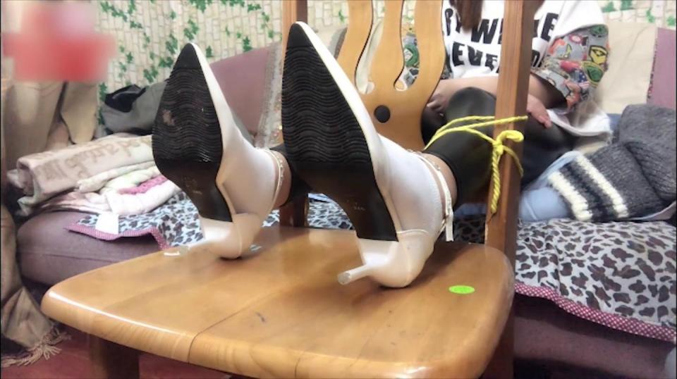 [Yaner] Ms. Yan Chair Tied and Tickled ©Yaner