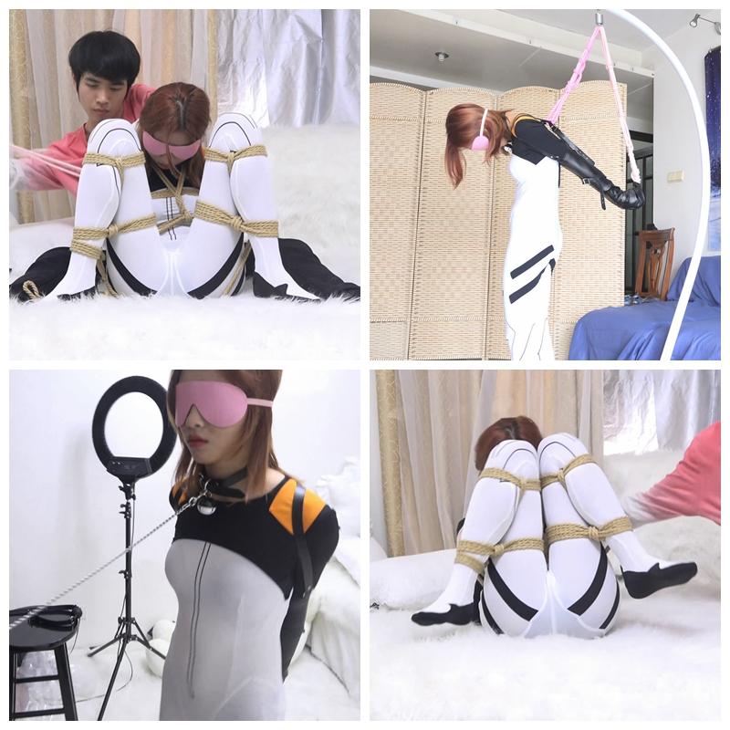 【自己做主】【cosplay 】少量TK 绫波丽紧身衣单手套吊绑，开腿捆绑体验  让妹子体验了一下紧身衣单手套吊绑，开腿捆绑<br><br>已经被紧紧的捆绑起来还想反抗，自然要调戏一番啦<br><br>接受定拍啦：QQ：2947456823<br><br>同时招收女M，女演员，女模特，欢迎联系<br>