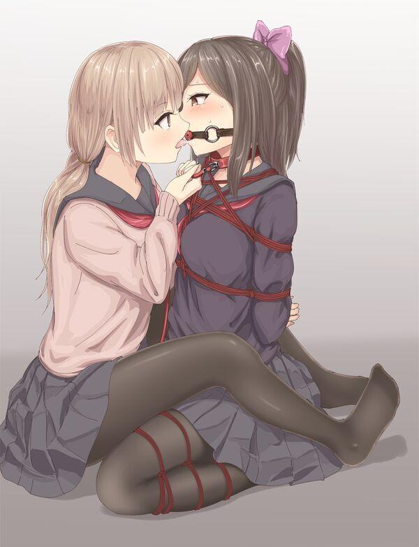  [Pantyhose,Sailor suit,Gag,Breast bondage,Japanese Anime,Dog chain,Lesbian,Ball gagged]
