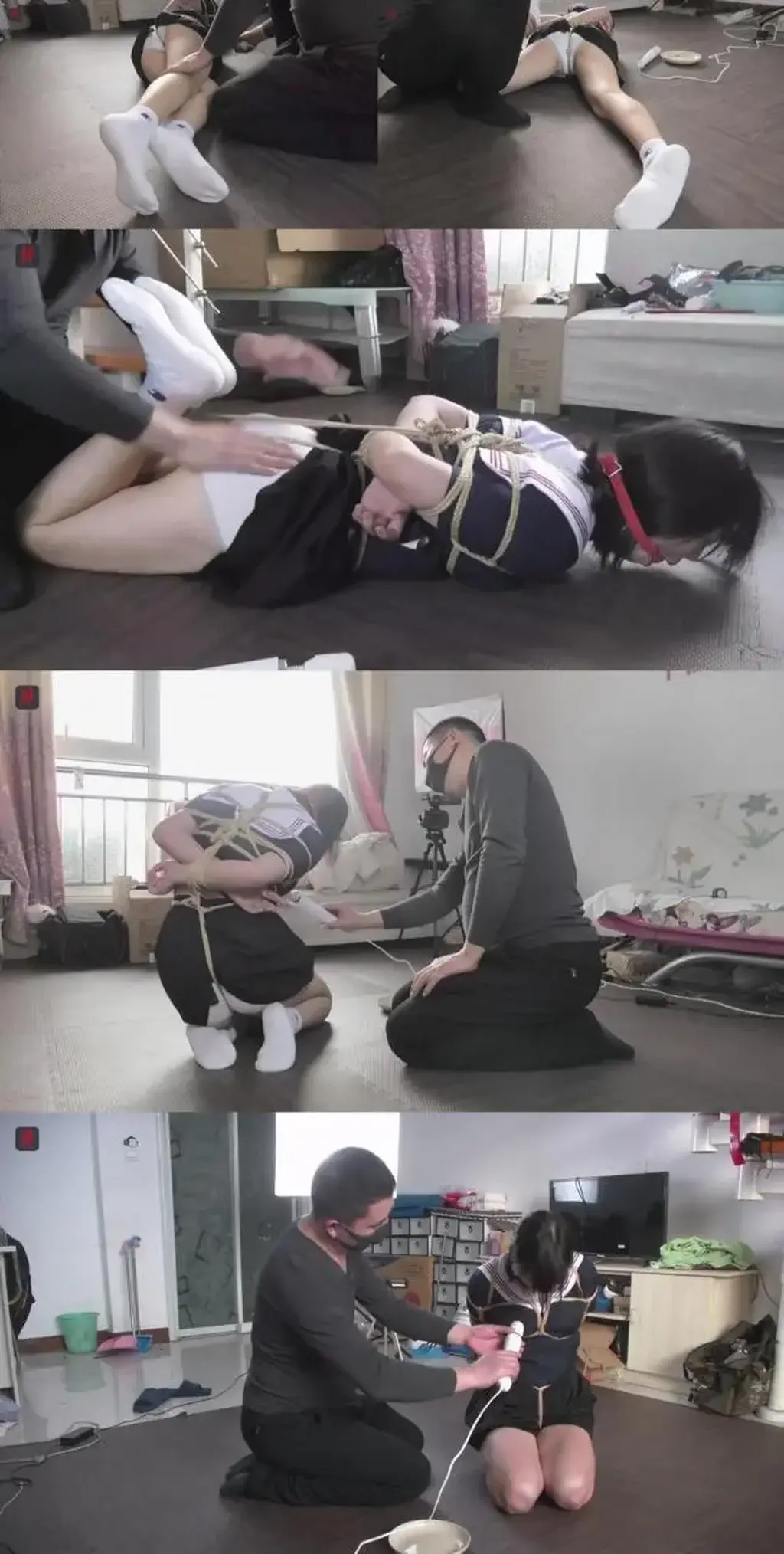 新人小少妇小七试镜，公开版上集：JK制服、白袜，日式胸缚、猥琐股绳，驷马，TK、SP、棒棒，完全TJ，M天性被迫释放  
